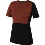 Dámské triko MOOA MerinoSilk Block 160 short oranžová – Hledejceny.cz