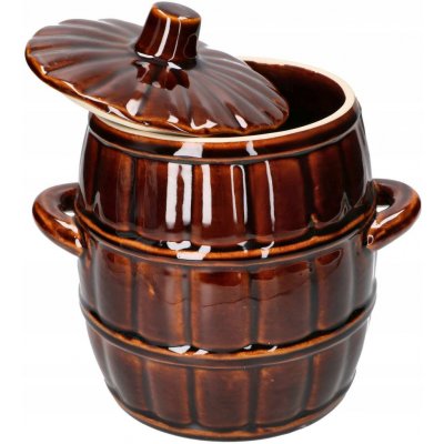 Kameninový sud 3,2 hrnce na nakládání okurek zelí – Zboží Dáma