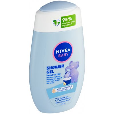 Nivea Baby Sprchový gel pro celé tělo a vlásky 200 ml – Zboží Mobilmania