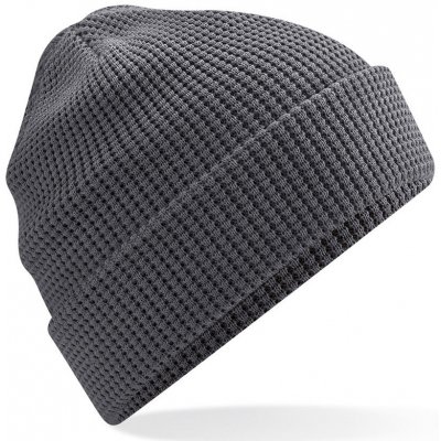 Beechfield zimní čepice beanie z organické bavlny šedá – Zboží Dáma