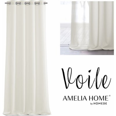 Záclona AmeliaHome Voile krémová, velikost 140x250 – Zboží Mobilmania