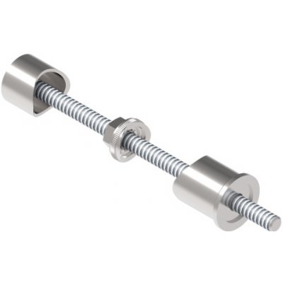 Hahn Steel Boční kotvení sloupku O42,4 mm na zeď, AISI 304 - brus – Hledejceny.cz