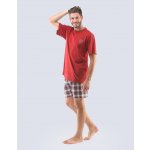 Gina 79112 pánské pyžamo krátké červené – Zboží Dáma