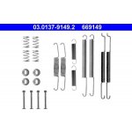 Sada příslušenství, brzdové čelisti ATE 03.0137-9149 (AT 669149) - SEAT, ŠKODA, VW – Hledejceny.cz