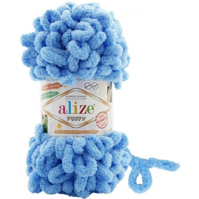 Alize příze Puffy 112 nebesky modrá – Zboží Dáma