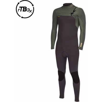 O'Neill Hyperfreak Chest Zip 3/2+ Full arabica/chimera – Zboží Mobilmania