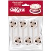 Dekorace na dort Zápich do dortu, nebo cupcakes - fotbalové míče Dekora