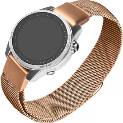 FIXED Mesh Strap pro Garmin QuickFit 20mm, růžově zlatý FIXMEST-QF20MM-RG – Sleviste.cz