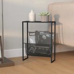 ČERNÝ STOJAN NA NOVINY 35X15X45CM OCEL – Sleviste.cz
