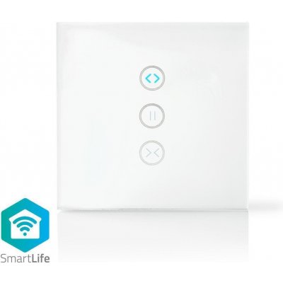 Nedis SmartLife chytrý WiFi nástěnný spínač záclon, rolet a žaluzií (WIFIWC10WT) – Hledejceny.cz