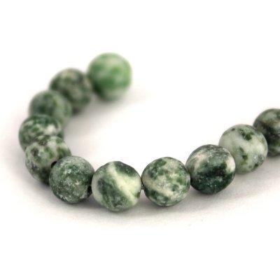 Zelený kámen, 6mm/6ks, zelenobílý – Hledejceny.cz