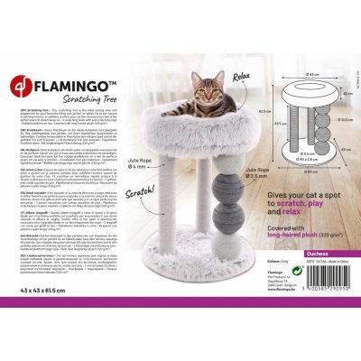 Flamingo Duchess Škrabadlo 61,5 cm – Zbozi.Blesk.cz