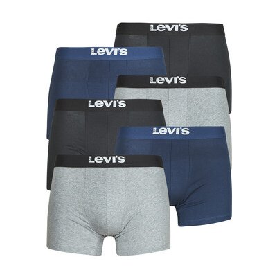 Levis SOLID BASIC BOXER BRIEF ORGANIC COTTON X6 ruznobarevne – Zboží Dáma