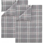 Livarno Sada fleecového ho povlečení kostka/šedá 2dílná 140x200 70x90 – Sleviste.cz