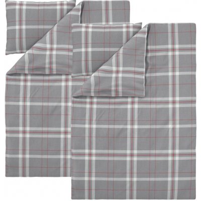 Livarno Sada fleecového ho povlečení kostka/šedá 2dílná 140x200 70x90 – Sleviste.cz