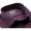Pánská Košile Olymp Comfort Fit košile krátký rukáv s vetkanými proužky fialově-modrá