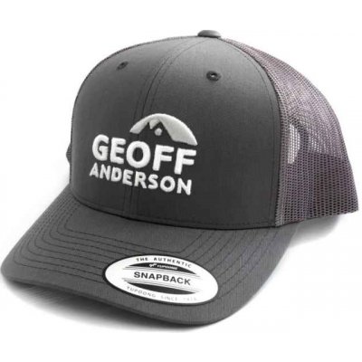 GEOFF ANDERSON Kšiltovka snapback síťová S logem šedá