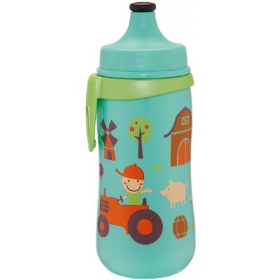 NIP PP Kids Cup Láhev Family Boy s Push-Pull pítkem 330ml