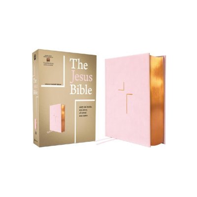 The Jesus Bible, ESV Edition, Leathersoft over Board, Pink – Zboží Dáma