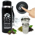 Mate Green Termoska se sítkem a displejem černá 800 ml – Hledejceny.cz
