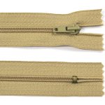 Spirálový zip no.3 nerozepínací 25cm - více barev color: 529 béžovo písková – Hledejceny.cz