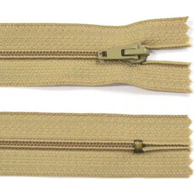 Spirálový zip no.3 nerozepínací 25cm - více barev color: 529 béžovo písková – Hledejceny.cz