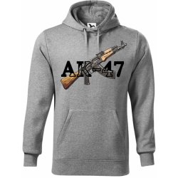 Malfini Pánska mikina AK-47 černá