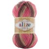 Příze Alize příze Diva batik 7829 béžová, růžová, hnědá