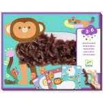 DJECO Kreativní sada Wool & Velcro Chlupatí kamarádi – Zboží Dáma