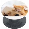 Držák na mobil PopSockets PopGrip Basic Cat and Dog 70082