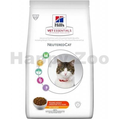 Hill's VetEssentials Feline Young Adult NeuteredCat Chicken 1,5 kg – Zbozi.Blesk.cz