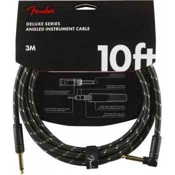 FENDER Deluxe Series Instrument Cable Straight/Angle 25