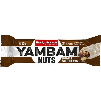 Body Attack Yambam Nuts 34% 55 g – Zboží Dáma
