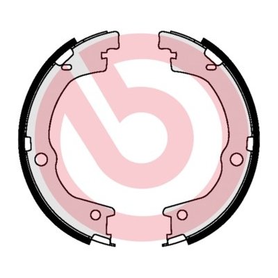 S 30 533 BREMBO Sada brzdových čelistí, parkovací brzda | Zboží Auto