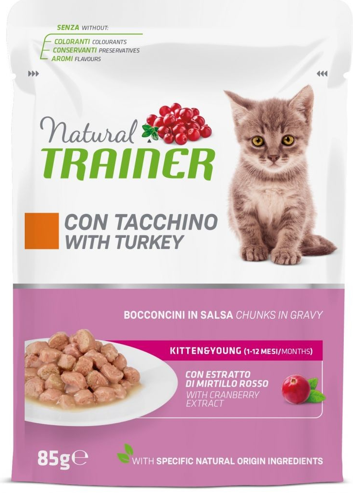 Natural Trainer Kitten&YOUNG krocan 85 g