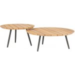 Bizzotto Set 2 zahradních stolků Ivissa 60/80 cm – Hledejceny.cz