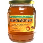 Včelařství M+M med střednětmavý 900 g – Zboží Dáma