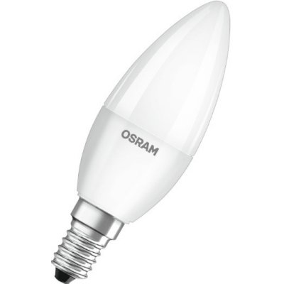 Osram LED žárovka E14 svíčka 5,7W LED VALUE CL B40 FR 5,7W/827/E14, teplá bílá – Zbozi.Blesk.cz