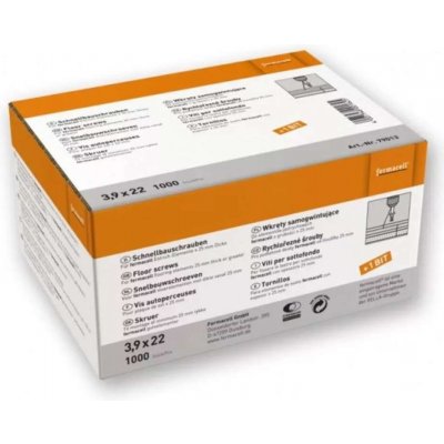 Šrouby rychlořezné fermacell 3,9×22 mm (1 000 ks/bal.) – Sleviste.cz