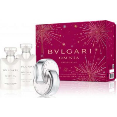 Bvlgari Omnia Crystalline EDT 40 ml + tělové mléko 2 x 40 ml dárková sada