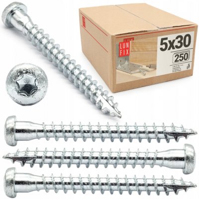 Tesařské vruty ANCHOR 5x30mm pro úhelníky WKLC 250 Ks. – Hledejceny.cz