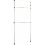 Wenko Herkules stojan na oblečení bílá 120 cm 300 cm 11 cm – Zboží Dáma