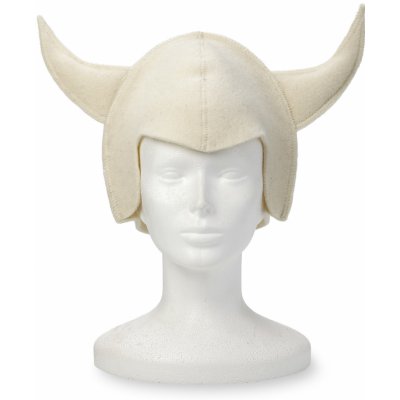 Wooline Čepice Viking s rohy světlá – Zbozi.Blesk.cz