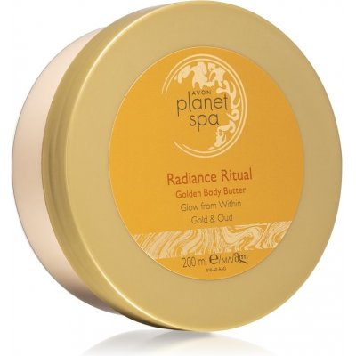 Avon Planet Spa Radiance Ritual tělové máslo s hydratačním a zklidňujícím účinkem 200 ml – Zboží Mobilmania