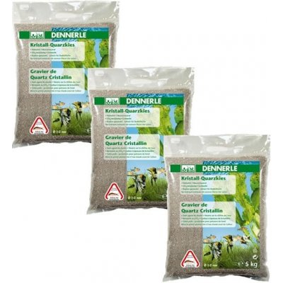 Dennerle Kristall Quarzkies 3x10 kg břidlicově šedý – Zboží Dáma