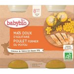 Babybio skladká kukuřice s kuřecím masem 2 x 200 g – Zboží Dáma