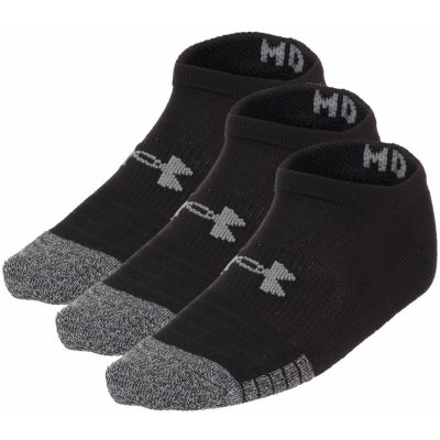 Under Armour UA Heatgear 3pk No Show Yth BLK 1375584 001 – Zboží Mobilmania