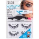 Umělé řasy Ardell Wispies Deluxe Pack 2 páry + lepidlo na řasy Duo 2,5 g + aplikátor Black