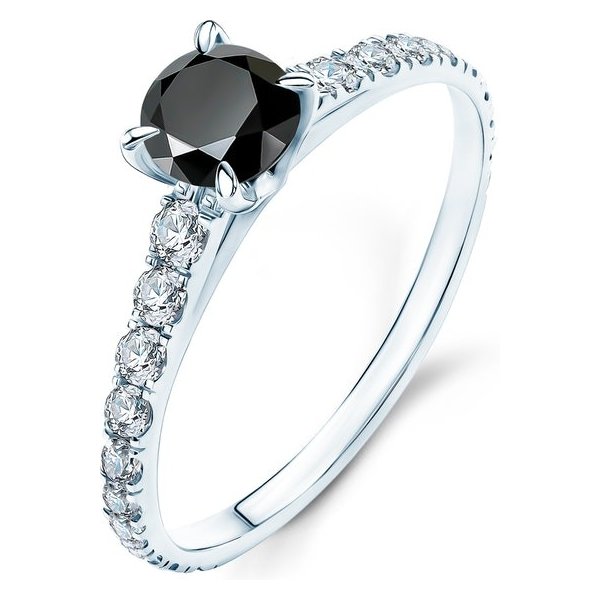 Savicki zásnubní prsten Share Your Love bílé zlato černý diamant diamanty  SYL P5CZD B od 29 970 Kč - Heureka.cz