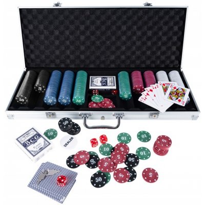 Games Planet M01212 Pokerový set 500 žetonů – Hledejceny.cz